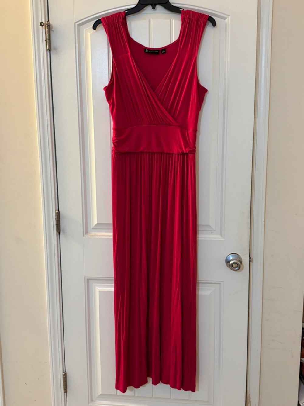 New York & Company Sleeveless Fuchsia Maxi Dress Size XL